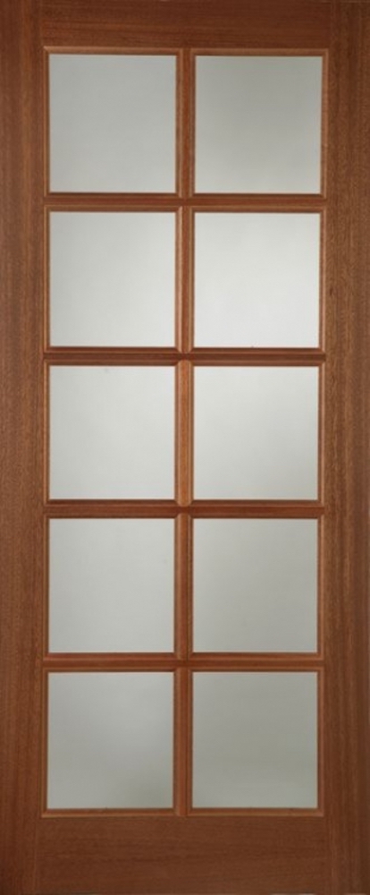  'SC 10 Light' External Hardwood Door - Stained for Showroom 