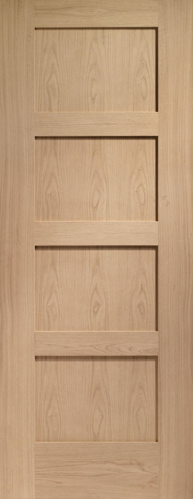 Shaker 4 Panel Oak Internal Door