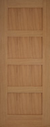 contemporary 4 panel door