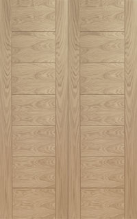 Pattern 10 pair oak doors