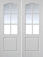 Classique White pairs of Doors