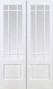 Downham Pair White Doors