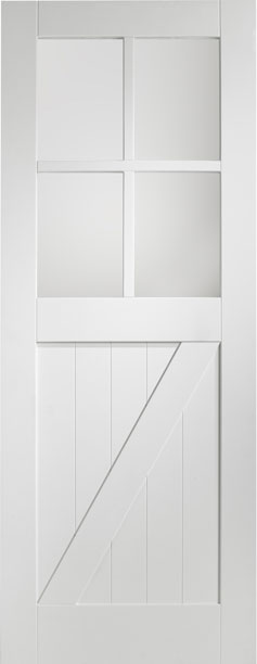 Vernoa white GlazedInterior Door